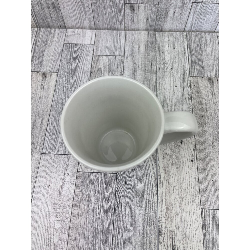 Libby White Ribbed Coffee Mug - Picture 3 of 6